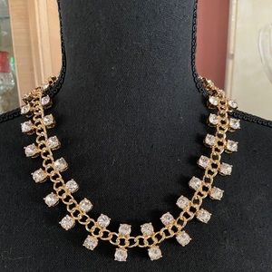 Gold Rhinestone Necklace